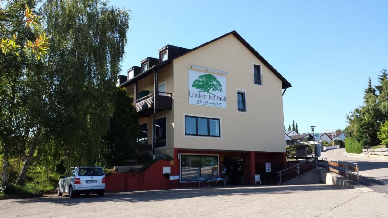 Motorcyklist-venligt Landgasthof Hotel Pröll i Eichstätt-Landershofen